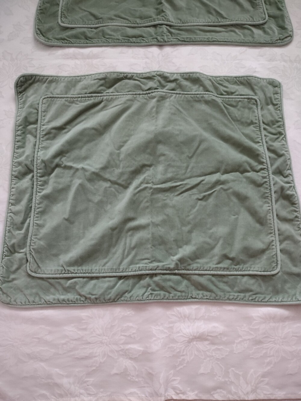 Velvet Pillow Shams With Flange